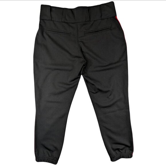 Champro Softball Baseball Pants Womens Small Black Red Stripe Summer Spring - Picture 2 of 7